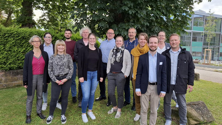 13 Akteure (LAG-Managements und Verwaltung) aus Sachsen-Anhalt zu Besuch beim DVS-Jahrestreffen